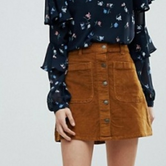 ASOS Dresses & Skirts - 🌈 HP 🥳 ASOS Corduroy Mini Skirt